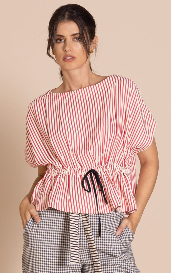 Candy Stripe Tableau Top product photo.
