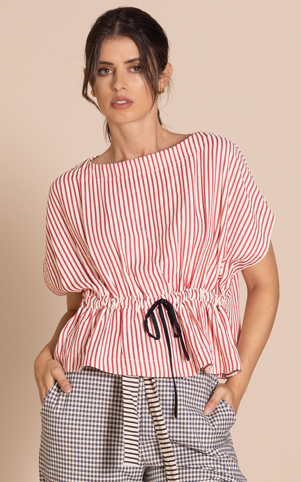 Candy Stripe Tableau Top product photo.