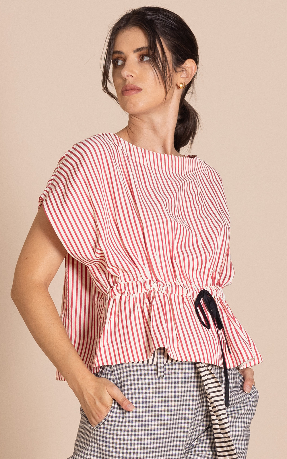 Candy Stripe Tableau Top product photo.