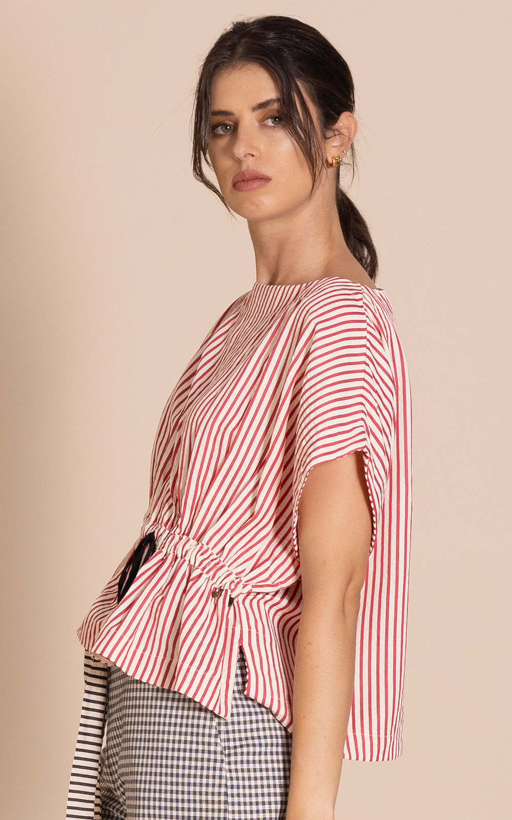 Candy Stripe Tableau Top product photo.