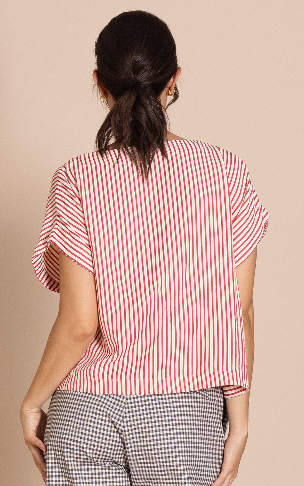 Candy Stripe Tableau Top product photo.