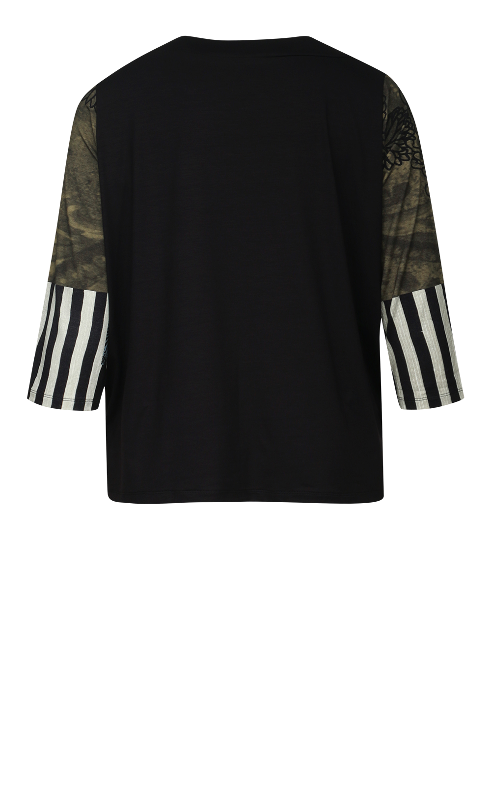 Stripes Easy Audrey Tee product photo.
