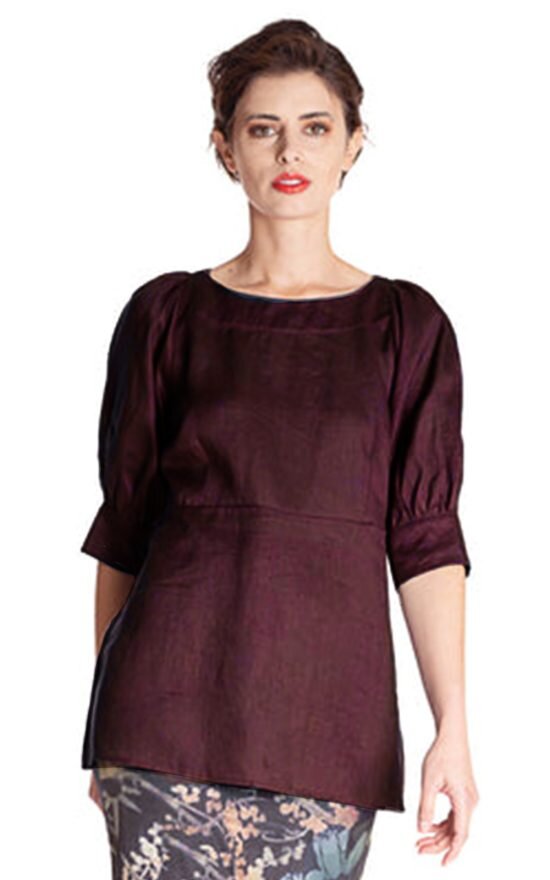 Linen Joseph Top product photo.
