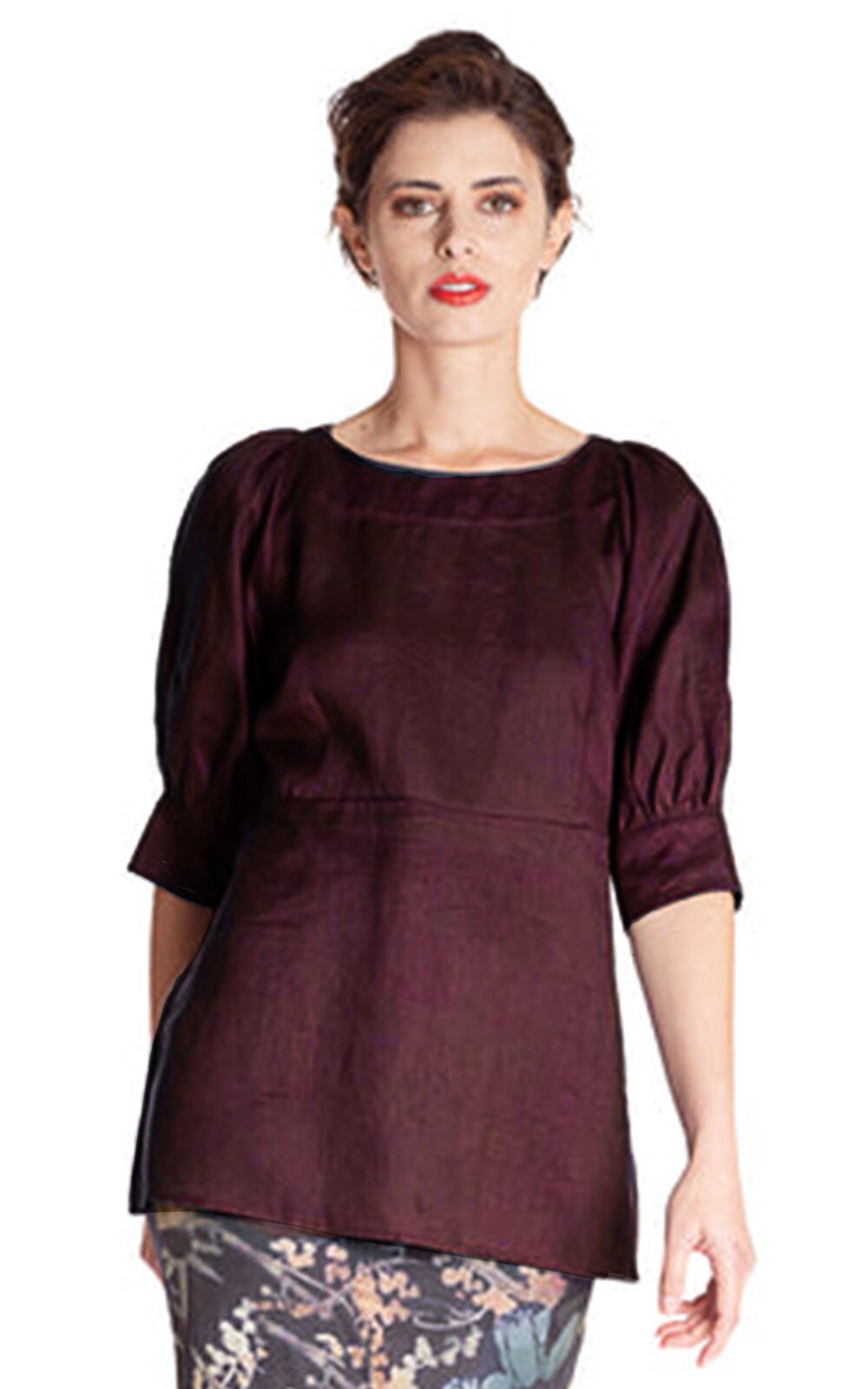 Linen Joseph Top product photo.