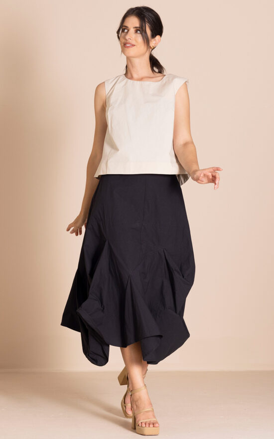 Pima Origami Skirt product photo.
