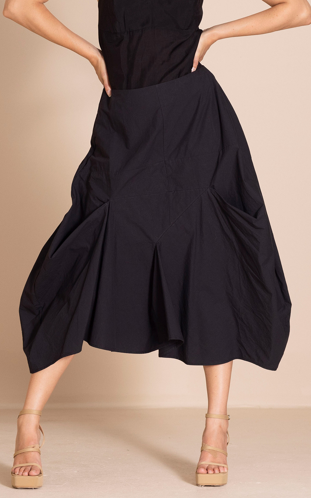 Pima Origami Skirt product photo.
