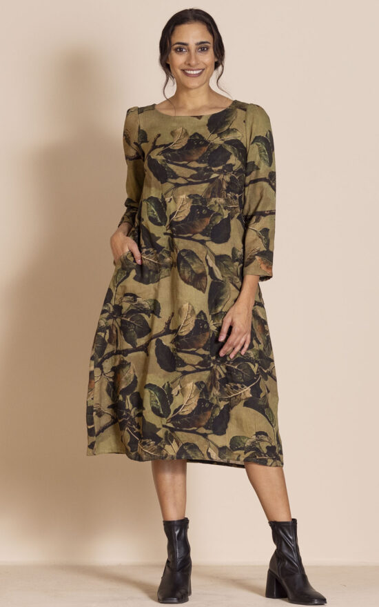Apple Leaves Romance Dress product photo.
