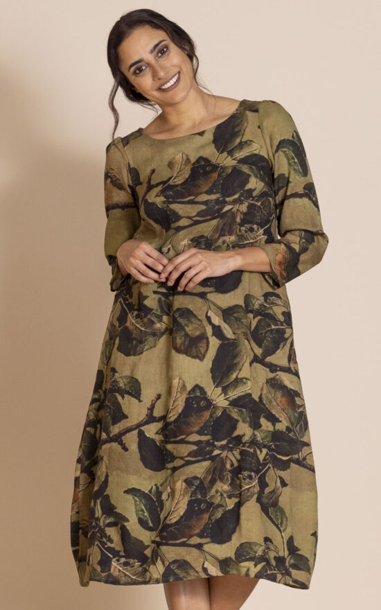 Apple Leaves Romance Dress product photo.