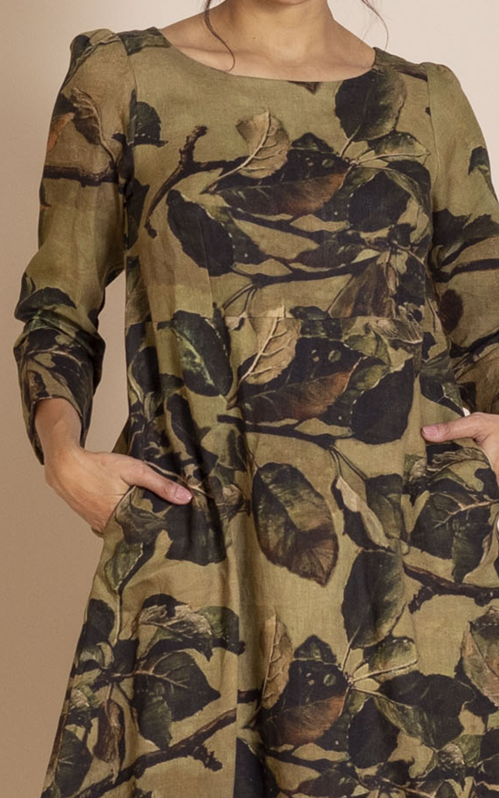 Apple Leaves Romance Dress product photo.