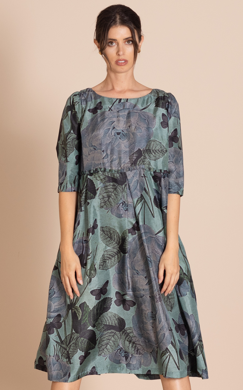 Butterfly Molly Dress product photo.