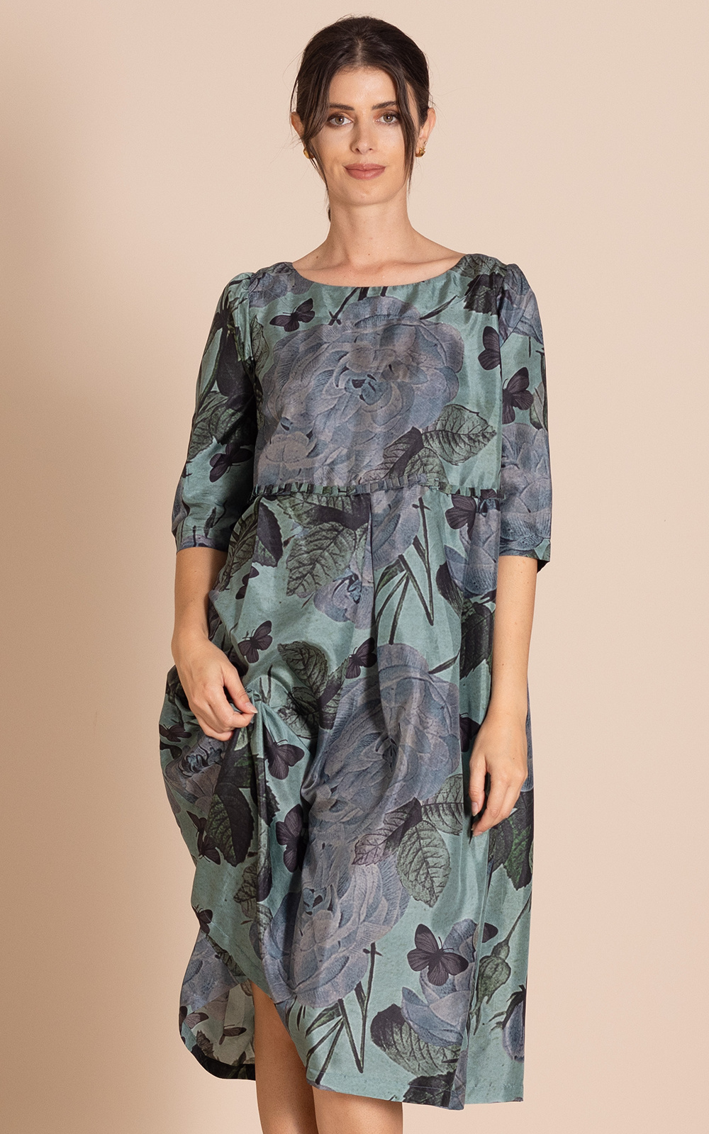 Butterfly Molly Dress product photo.