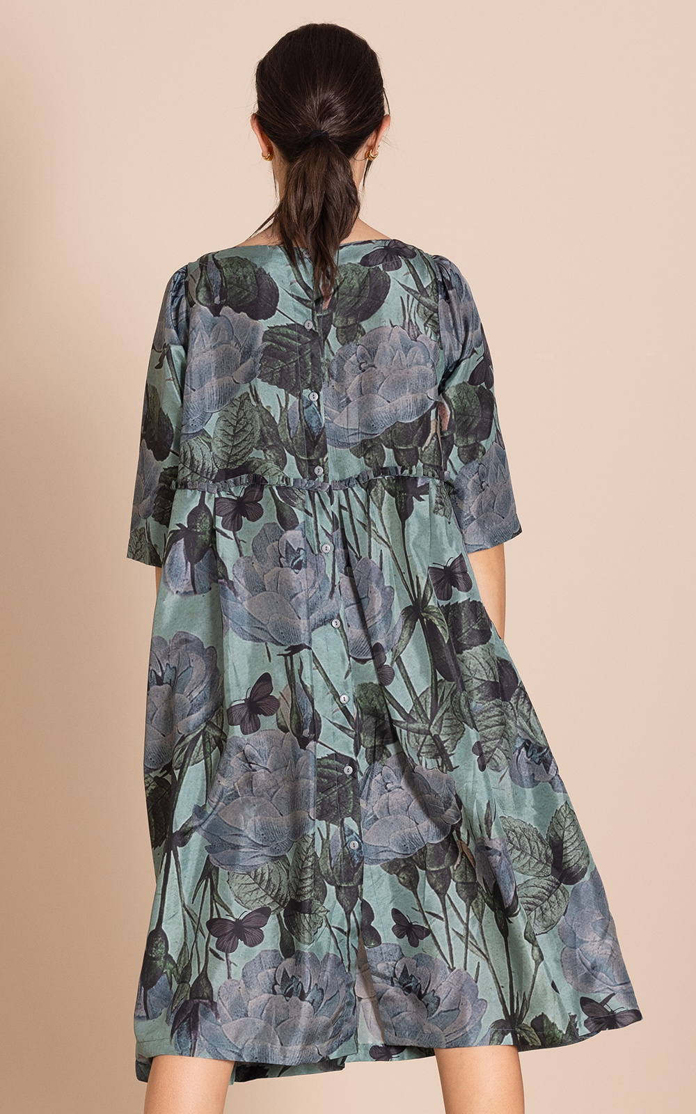 Butterfly Molly Dress product photo.