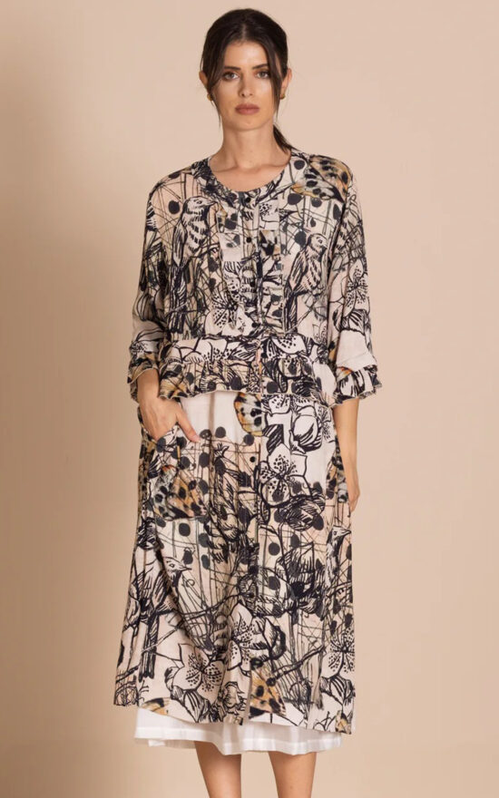 Rosencrantz Frill Dress product photo.