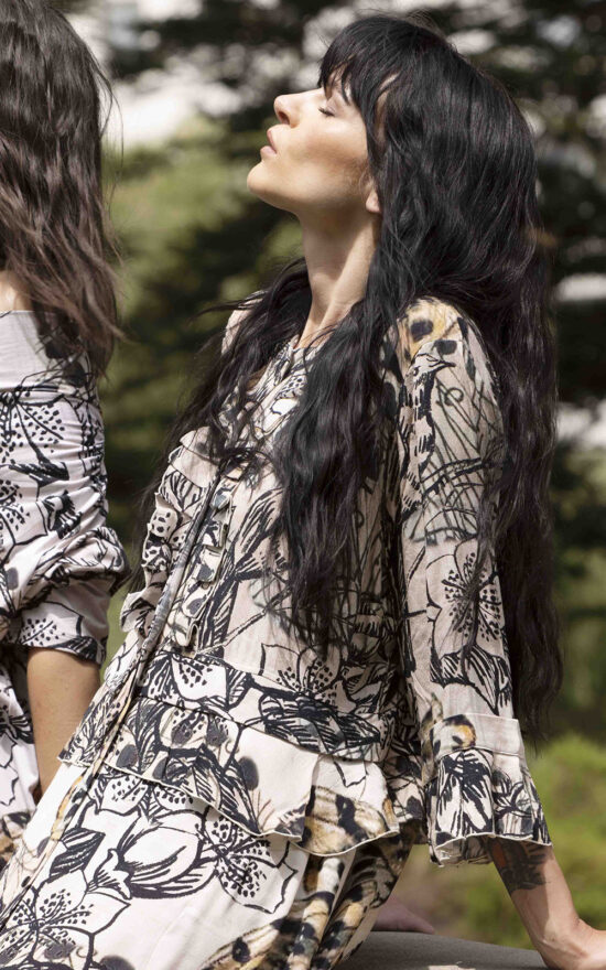 Rosencrantz Frill Dress product photo.