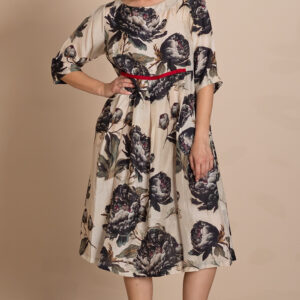 Black Roses Molly Dress