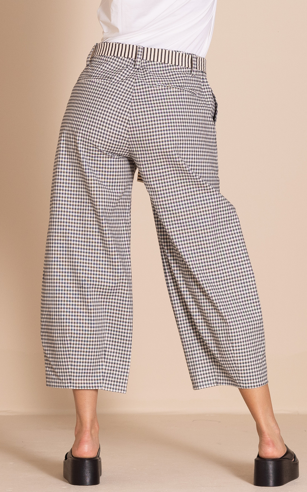 Check Barrel Pant product photo.