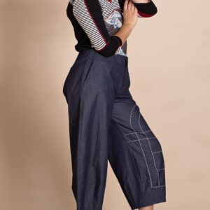 Denim Barrel Pant