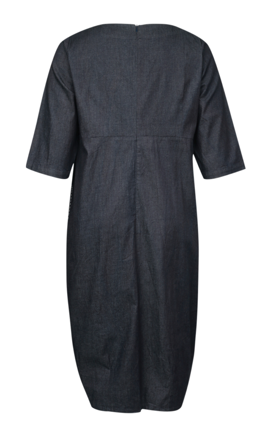Denim Romance Dress product photo.