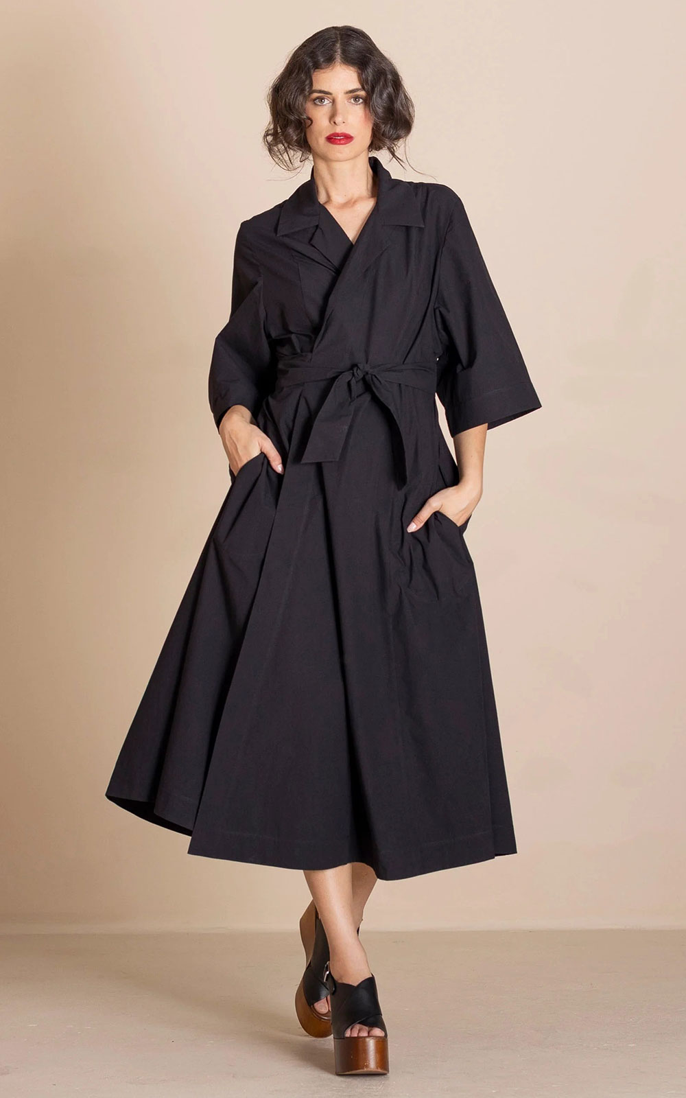 Wrap Dress In Tabinet product photo.