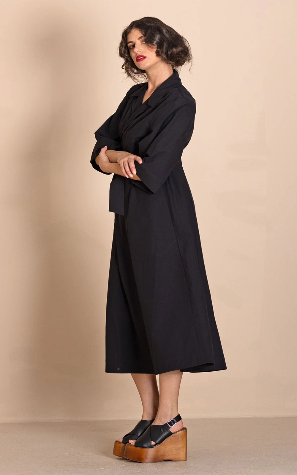 Wrap Dress In Tabinet product photo.