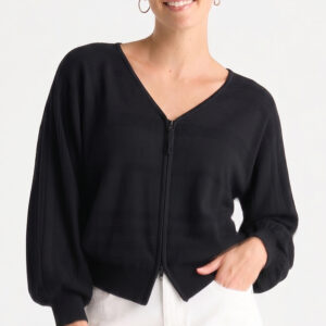 Statement Zip Cardi