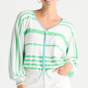 Statement Zip Cardi