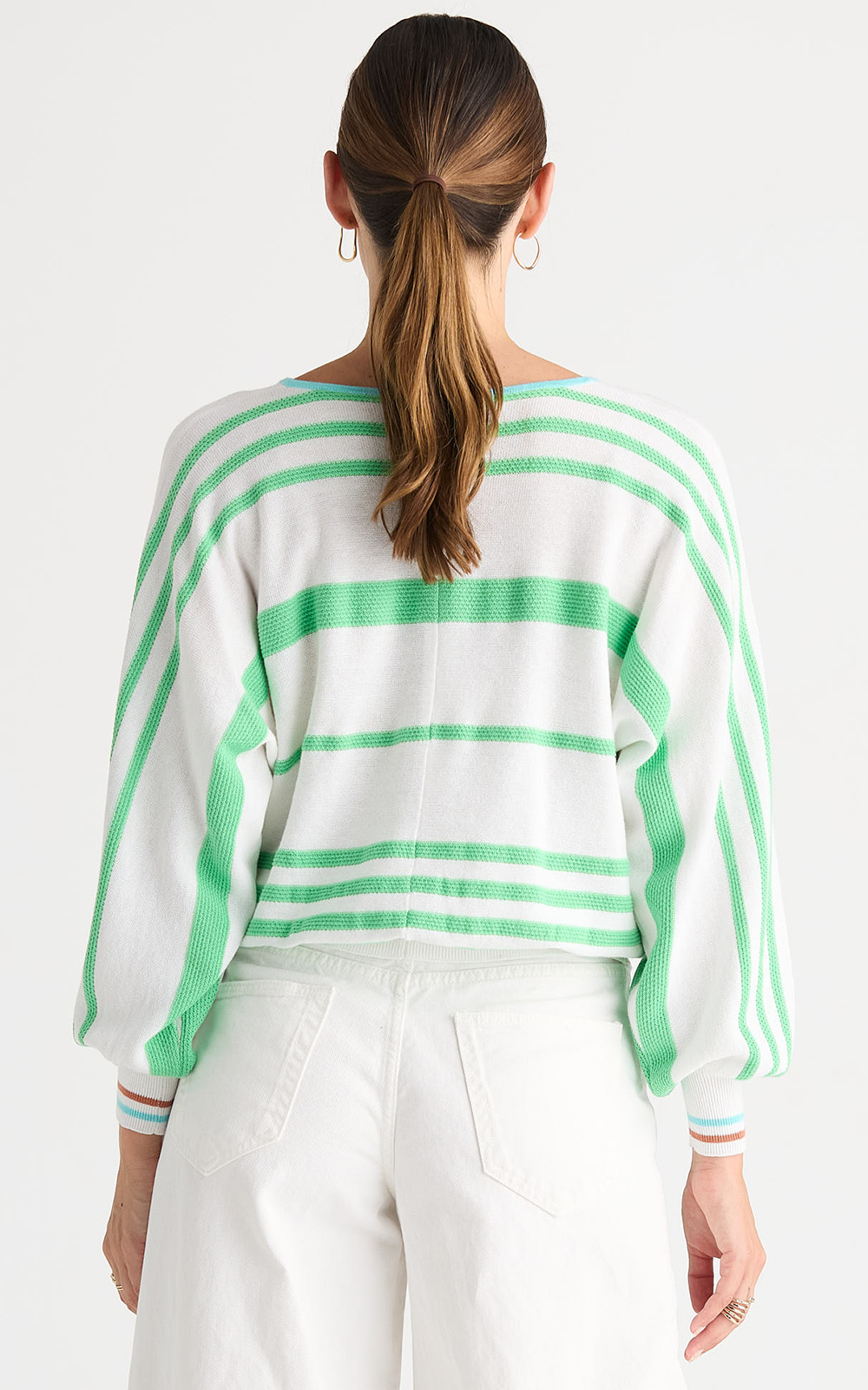Statement Zip Cardi product photo.