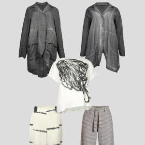 Printed Pants | Barrel Leg