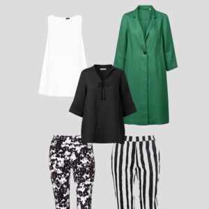 Printed Pants | Straight + Slim Leg